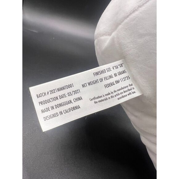 Moosh-Moosh White Cat 8'' Soft Plush Stuffed Animal - Picture 4 of 5